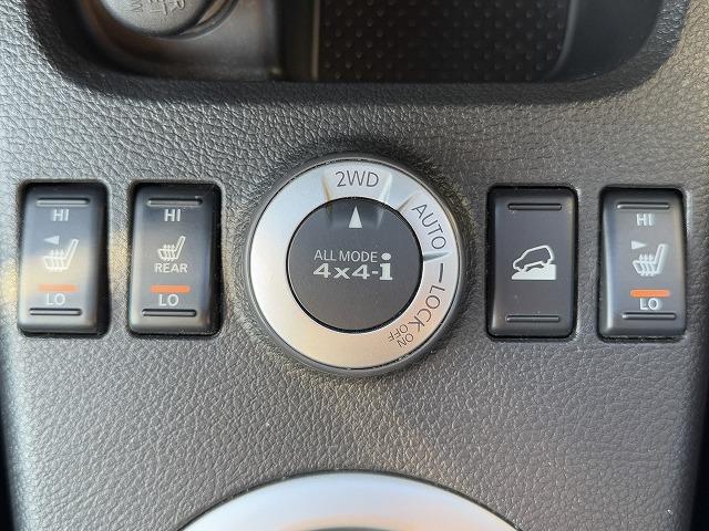 エクストレイル 20X 純正ナビTV バックカメラ ルーフレール 防水カプロンシート シートヒーター ダウンヒルアシスト HIDヘッド オートライト インテリジェントキー 純正17インチアルミ ドライブレコーダー ETC(4枚目)