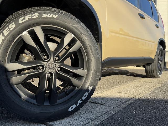 エクストレイル 20X 純正ナビTV バックカメラ ルーフレール 防水カプロンシート シートヒーター ダウンヒルアシスト HIDヘッド オートライト インテリジェントキー 純正17インチアルミ ドライブレコーダー ETC(28枚目)