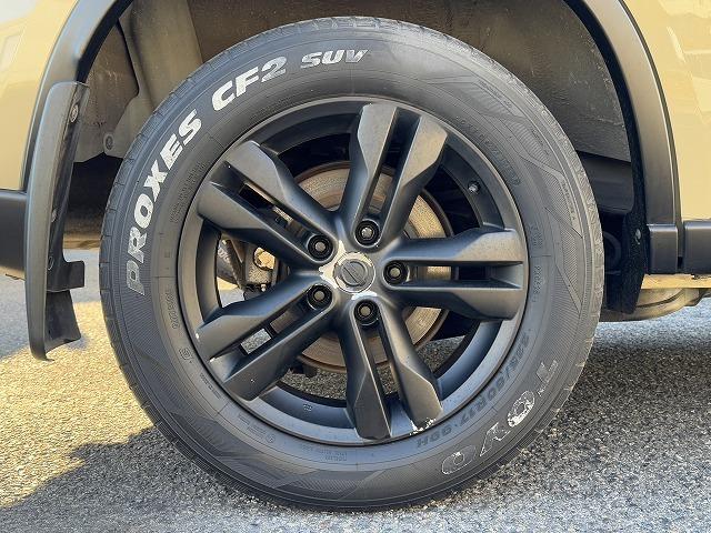 エクストレイル 20X 純正ナビTV バックカメラ ルーフレール 防水カプロンシート シートヒーター ダウンヒルアシスト HIDヘッド オートライト インテリジェントキー 純正17インチアルミ ドライブレコーダー ETC(31枚目)