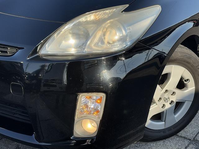 プリウス S 純正ナビTV バックカメラ スマートキー プッシュスタート ヘッドライトレベライザー ETC Bluetooth接続 CD/DVD再生 ステアリングスイッチ 純正15インチアルミ プロジェクターヘッド(18枚目)