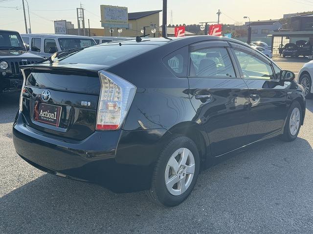 プリウス S 純正ナビTV バックカメラ スマートキー プッシュスタート ヘッドライトレベライザー ETC Bluetooth接続 CD/DVD再生 ステアリングスイッチ 純正15インチアルミ プロジェクターヘッド(24枚目)