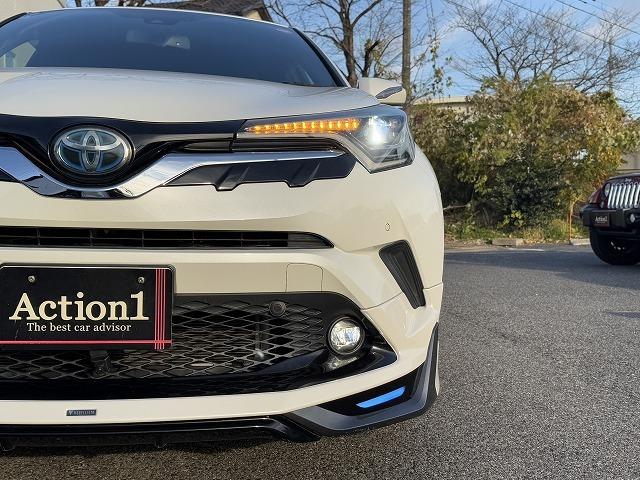 C-HR G モデリスタエアロ 衝突軽減S 9型ナビTV レーダークルーズコントロール クリアランスソナー ブラインドスポットモニター 電動パーキング LEDヘッド オートマチックハイビーム フロント・バックカメラ(65枚目)