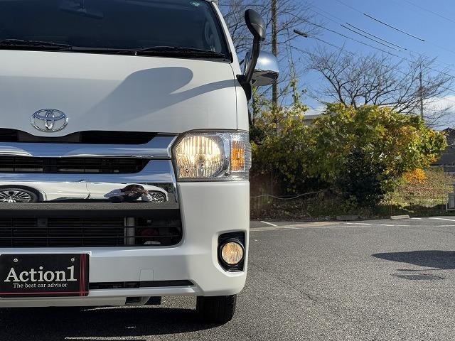 ハイエースバン ロングスーパーGL 純正ナビTV バックカメラ AC100V電源 ルーフキャリア 両側スライドドア スマートキー プッシュスタート オートライト ヘッドライトレベライザー Bluetooth接続 CD/DVD再生 ETC(57枚目)