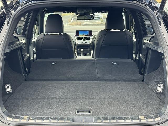 ＮＸ ＮＸ３００　Ｆスポーツ　衝突軽減Ｓ　１０．３型ナビＴＶ　パノラミックビューモニター　３眼ＬＥＤヘッド　レーダークルーズ　ブラインドスポットモニター　クリアランスソナー　電動リアゲート　黒革　シートヒーター・クーラー　ＥＴＣ（17枚目）