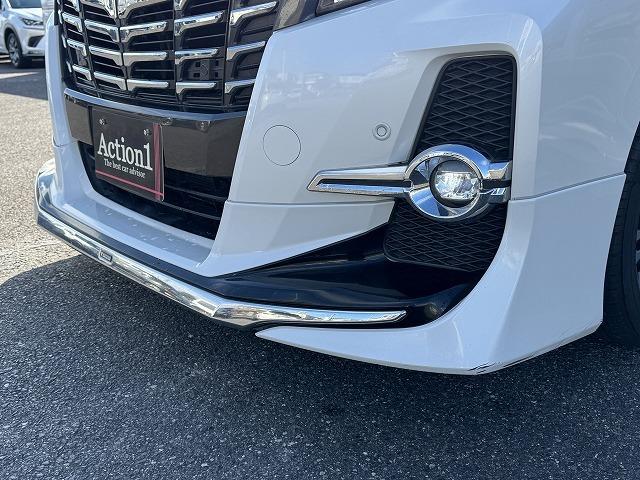 アルファード ２．５Ｓ　Ｃパッケージ　衝突軽減Ｓ　純正１０型ナビＴＶ　モデリスタエアロ　黒革　シートヒーター　レーダークルーズコントロール　クリアランスソナー　両側電動スライド　電動リアゲート　電動パーキング　ＡＣ１００Ｖ　１オーナー（6枚目）