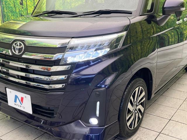 ルーミー カスタムＧ　禁煙車　純正９型ナビ　全周囲カメラ　両側パワスラ　衝突被害軽減システム　フルセグＴＶ　レーダークルーズ　ドラレコ　スマートキー　ＬＥＤヘッドライト　ＥＴＣ　オートハイビーム　オートライト（12枚目）