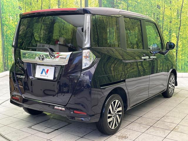 ルーミー カスタムＧ　禁煙車　純正９型ナビ　全周囲カメラ　両側パワスラ　衝突被害軽減システム　フルセグＴＶ　レーダークルーズ　ドラレコ　スマートキー　ＬＥＤヘッドライト　ＥＴＣ　オートハイビーム　オートライト（17枚目）