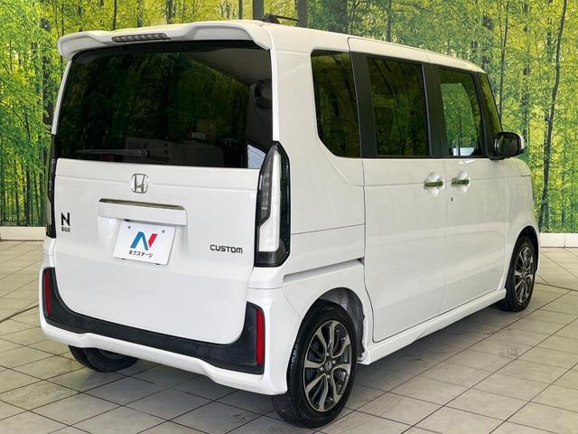 Ｎ－ＢＯＸカスタム ベースグレード　禁煙車　純正９型ナビ　バックカメラ　ＥＴＣ　ドラレコ　レーダークルーズ　衝突被害軽減ブレーキ　ＬＥＤヘッド　スマートキー　電動スライドドア　純正１４インチアルミ　Ｂｌｕｔｏｏｔｈ接続　コーナーセンサー（16枚目）