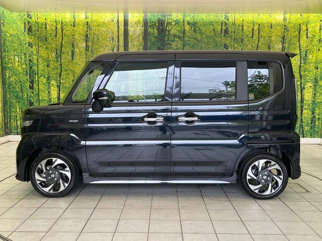 スペーシアカスタム ハイブリッドＸＳターボ　届出済未使用車　純正９型ナビ　全方囲カメラ　衝突被害軽減ブレーキ　ターボ　ＨＵＤ　パドルシフト　両側電動スライドドア　レーダークルーズ　シートヒーター　Ｂｌｕｔｏｏｔｈ接続　純正１５インチアルミ（27枚目）
