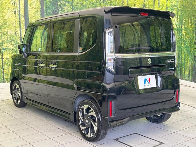 スペーシアカスタム ハイブリッドＸＳターボ　届出済未使用車　純正９型ナビ　全方囲カメラ　衝突被害軽減ブレーキ　ターボ　ＨＵＤ　パドルシフト　両側電動スライドドア　レーダークルーズ　シートヒーター　Ｂｌｕｔｏｏｔｈ接続　純正１５インチアルミ（31枚目）