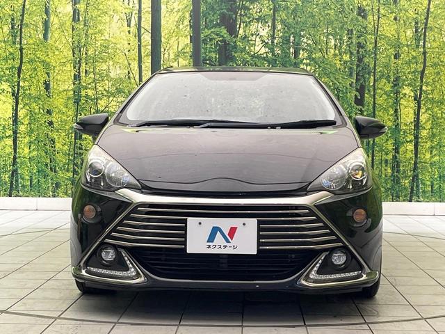 アクア G G’s 禁煙車 ナビ バックカメラ フルセグTV スマートキー LEDヘッドライト シートヒーター ビルトインETC クルコン オートライト オートエアコン 純正17インチアルミ Bluetooth(14枚目)