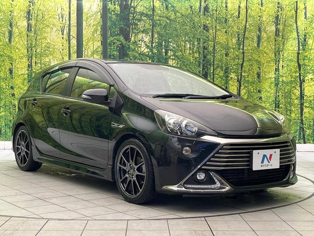 アクア G G’s 禁煙車 ナビ バックカメラ フルセグTV スマートキー LEDヘッドライト シートヒーター ビルトインETC クルコン オートライト オートエアコン 純正17インチアルミ Bluetooth(16枚目)