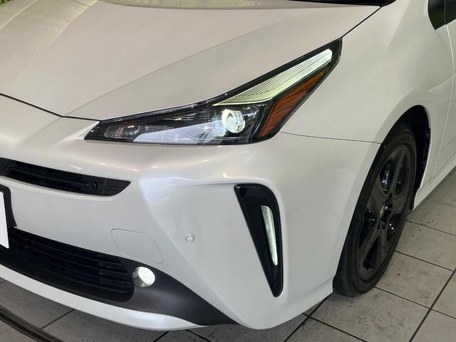 プリウス Sツーリングセレクション・ブラックエディション 禁煙車 SDナビ バックカメラ ETC 1500W電源 セーフティセンス 革巻きハンドル シートヒーター オートハイビーム 純正17インチアルミ レーンキープアシスト オートエアコン(13枚目)