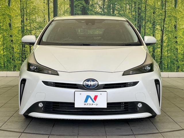 プリウス Sツーリングセレクション・ブラックエディション 禁煙車 SDナビ バックカメラ ETC 1500W電源 セーフティセンス 革巻きハンドル シートヒーター オートハイビーム 純正17インチアルミ レーンキープアシスト オートエアコン(15枚目)