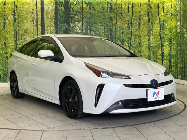 プリウス Sツーリングセレクション・ブラックエディション 禁煙車 SDナビ バックカメラ ETC 1500W電源 セーフティセンス 革巻きハンドル シートヒーター オートハイビーム 純正17インチアルミ レーンキープアシスト オートエアコン(17枚目)