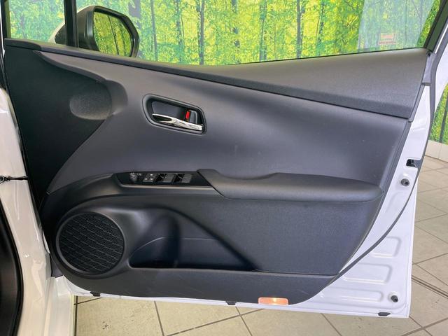 プリウス S 禁煙車 純正SDナビ バックカメラ ETC レーダークルーズ アクセサリーコンセント Bluetooth再生 セーフティセンス オートハイビーム コーナーセンサー 革巻きステアリング(37枚目)