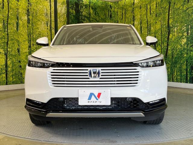 ヴェゼル e:HEV Z 登録済未使用車 純正9型ナビ 全周囲カメラ 衝突被害軽減システム フルセグTV レーダークルーズ ハーフレザーシート スマートキー LEDヘッド ETC2.0 オートハイビーム 車線逸脱警報(15枚目)