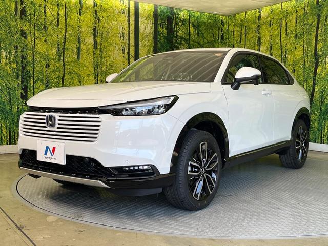 ヴェゼル e:HEV Z 登録済未使用車 純正9型ナビ 全周囲カメラ 衝突被害軽減システム フルセグTV レーダークルーズ ハーフレザーシート スマートキー LEDヘッド ETC2.0 オートハイビーム 車線逸脱警報(52枚目)