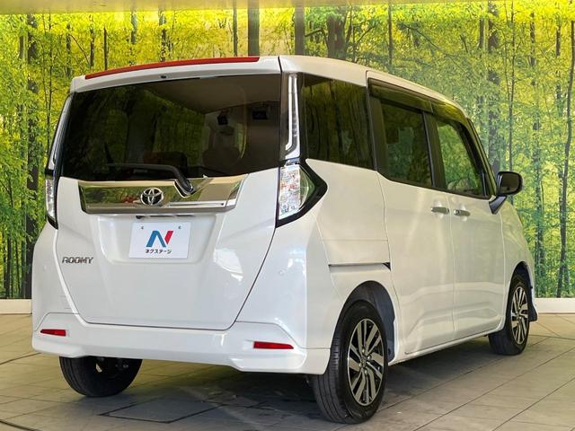 ルーミー カスタムG 禁煙車 純正ナビ 全周囲カメラ 両側パワスラ 衝突被害軽減システム レーダークルーズ スマートキー LEDヘッド ビルトインETC オートハイビーム 車線逸脱警報 オートライト オートエアコン(17枚目)