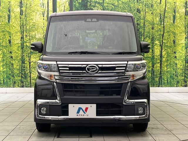 タント カスタムＲＳ　トップエディションＳＡＩＩＩ　禁煙車　純正８型ナビ　バックカメラ　両側パワスラ　衝突被害軽減システム　フルセグＴＶ　Ｂｌｕｅｔｏｏｔｈ　シートヒーター　ドラレコ　スマートキー　ＬＥＤヘッド　オートハイビーム　車線逸脱警報（14枚目）