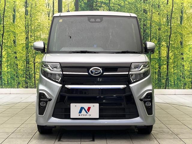 タント カスタムＲＳセレクション　禁煙車　ナビ　全周囲カメラ　両側パワスラ　衝突被害軽減システム　フルセグＴＶ　Ｂｌｕｅｔｏｏｔｈ　レーダークルーズ　ハーフレザーシート　スマートキー　ＬＥＤヘッド　ビルトインＥＴＣ　オートハイビーム（14枚目）