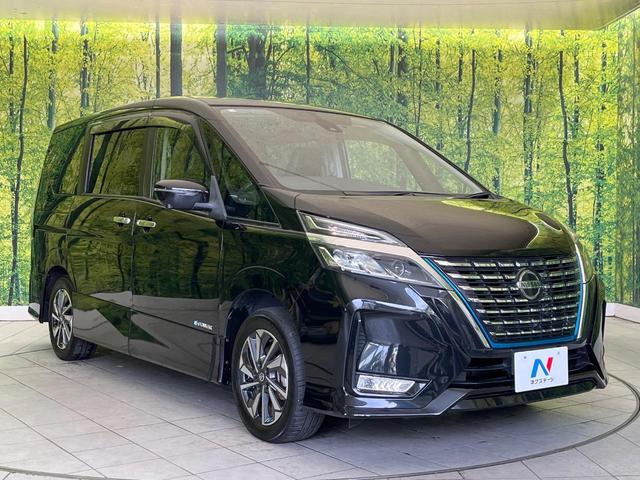 セレナ e-パワー ハイウェイスターV 禁煙車 純正10型ナビ 全周囲カメラ 衝突軽減 両側パワスラ Bluetooth接続 フルセグTV DVD再生可 ETC レーンアシスト ブラインドスポットモニター スマートキー LEDヘッド(17枚目)