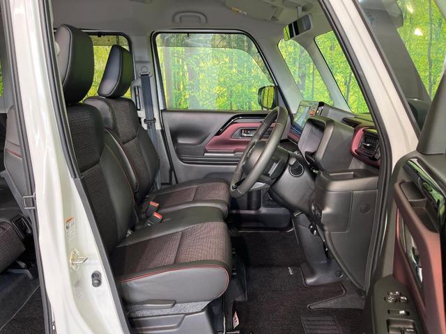 スペーシアカスタム ハイブリッドXSターボ 禁煙車 純正9型ナビ 全周囲カメラ 両側パワスラ 衝突被害軽減システム レーダークルーズ ハーフレザーシート ドラレコ コーナーセンサー スマートキー LEDヘッド オートハイビーム(8枚目)