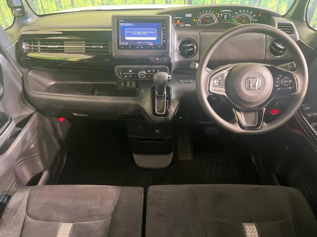 N-BOXカスタム L 禁煙車 純正SDナビ バックカメラ ドラレコ Bluetooth再生 フルセグTV 電動スライドドア シートヒーター(前席) コーナーセンサー ホンダセンシング アダプティブクルーズ スマートキー(2枚目)