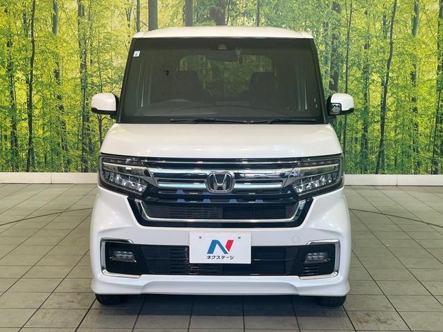 N-BOXカスタム L 禁煙車 純正SDナビ バックカメラ ドラレコ Bluetooth再生 フルセグTV 電動スライドドア シートヒーター(前席) コーナーセンサー ホンダセンシング アダプティブクルーズ スマートキー(14枚目)