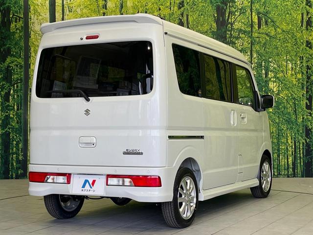 エブリイワゴン PZターボスペシャル 届出済未使用車 両側電動スライドドア セーフティサポート コーナーセンサー ステアリングスイッチ シートヒーター(運転席) アイドリングストップ 車線逸脱警報 オートエアコン スマートキー(21枚目)