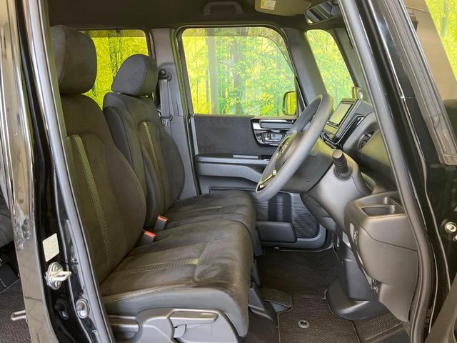 Ｎ－ＢＯＸカスタム Ｌ　禁煙車　ＳＤナビ　電動スライドドア　バックカメラ　衝突被害軽減システム　レーダークルーズ　コーナーセンサー　スマートキー　ＬＥＤヘッド　ＥＴＣ　純正１４インチアルミ　オートハイビーム　車線逸脱警報（8枚目）