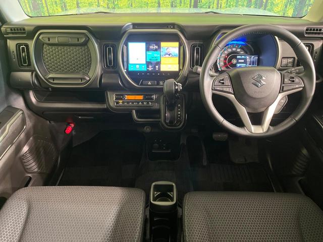 ハスラー タフワイルド　禁煙車　純正９型ナビ　全周囲カメラ　ドラレコ　Ｂｌｕｅｔｏｏｔｈ再生　フルセグＴＶ　レーダークルーズ　シートヒーター（前席）　コーナーセンサー　ルーフレール　純正１５インチアルミ　ＬＥＤヘッドライト（2枚目）