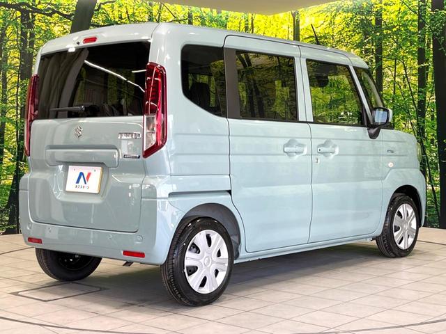 スペーシア ハイブリッドＧ　届出済未使用車　セーフティサポート　両側スライドドア　コーナーセンサー　スマートキー　ＬＥＤヘッドライト　オートハイビーム　車線逸脱警報装置　オートライト　オートエアコン　バニティミラー　盗難防止装置（17枚目）