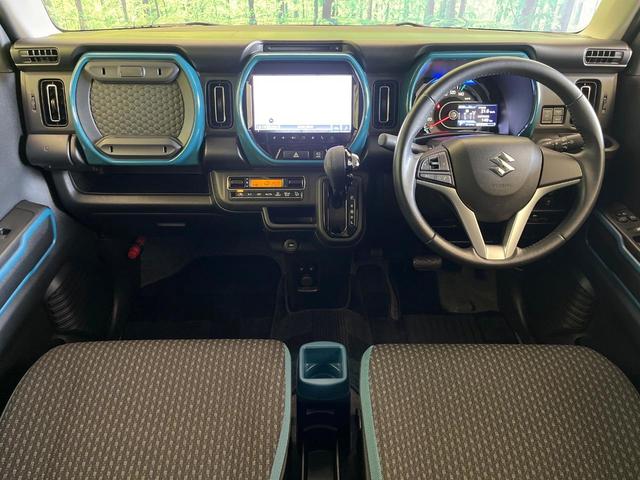 ハスラー ハイブリッドＸ　禁煙車　純正９型ナビ　全周囲カメラ　ドラレコ　ＥＴＣ　ブルー　フルセグＴＶ　シートヒーター（前席）　コーナーセンサー　スマートキー　ステアリングスイッチ　ＬＥＤヘッドライト　純正１５インチアルミ（2枚目）