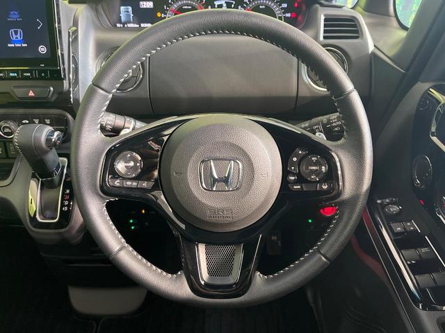 N-BOXカスタム Lターボ 禁煙車 純正9型ナビ バックカメラ ドラレコ ETC Bluetooth再生 両側電動スライドドア フルセグTV オートブレーキホールド シートヒーター(前席) パドルシフト ハーフレザーシート(11枚目)