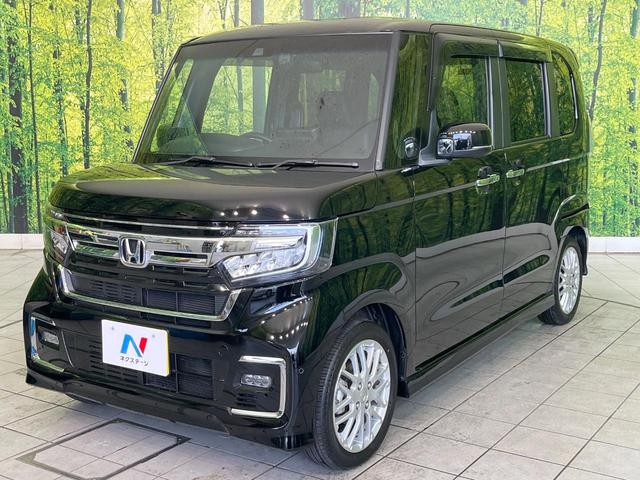 N-BOXカスタム Lターボ 禁煙車 純正9型ナビ バックカメラ ドラレコ ETC Bluetooth再生 両側電動スライドドア フルセグTV オートブレーキホールド シートヒーター(前席) パドルシフト ハーフレザーシート(27枚目)