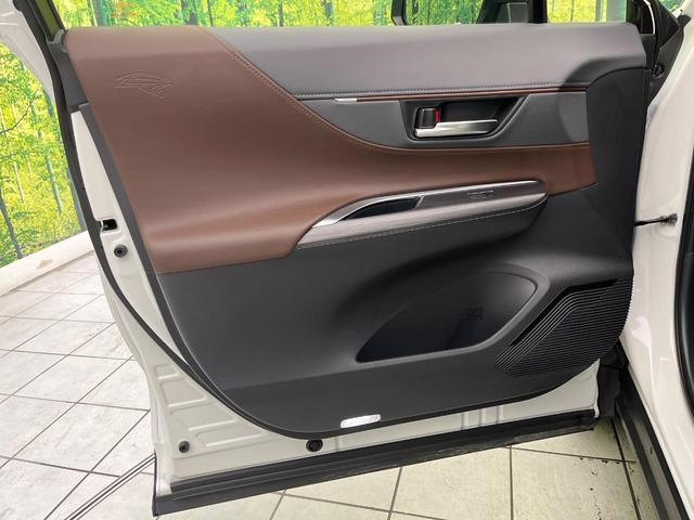 ハリアーハイブリッド Ｚ　レザーパッケージ　禁煙車　純正１２．３型ナビ　全周囲カメラ　ＪＢＬ　ＥＴＣ２．０　ＢＳＭ　Ｂｌｕｅｔｏｏｔｈ再生　シートヒーター（前席）　ハーフレザーシート　パワーバックドア　セーフティセンス　レーダークルーズ（27枚目）