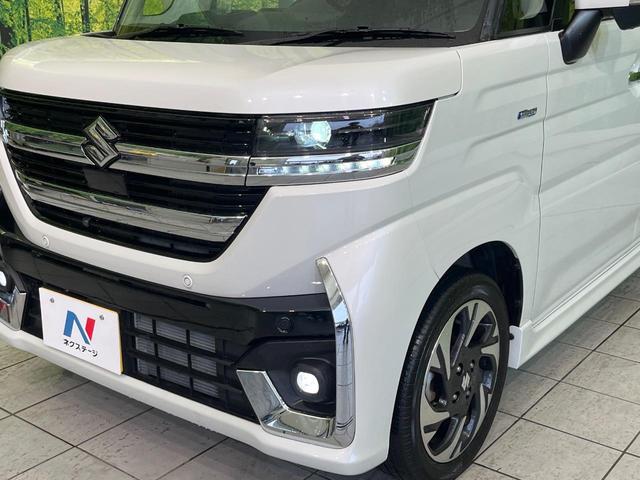 スペーシアカスタム ハイブリッドＸＳ　禁煙車　純正９型ディスプレイオーディオ　全方囲カメラ　両側電動スライドドア　ステアリングヒーター　スマートキー　ＬＥＤヘッド　シートヒーター　アダプティブクルーズ　セーフティサポート　フルセグＴＶ（13枚目）