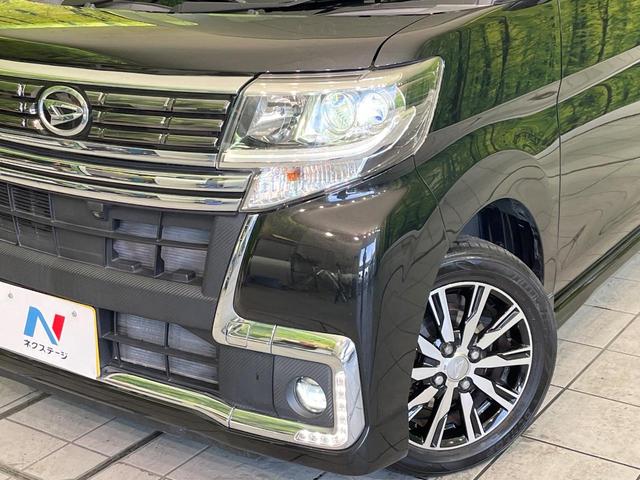 タント カスタムＸ　トップエディションリミテッドＳＡＩＩＩ　禁煙車　ＳＤナビ　全周囲カメラ　ＥＴＣ　Ｂｌｕｅｔｏｏｔｈ再生　シートヒーター（運転席）　両側電動スライドドア　スマートアシスト　アイドリングストップ　オートハイビーム　ＬＥＤヘッドライト（12枚目）