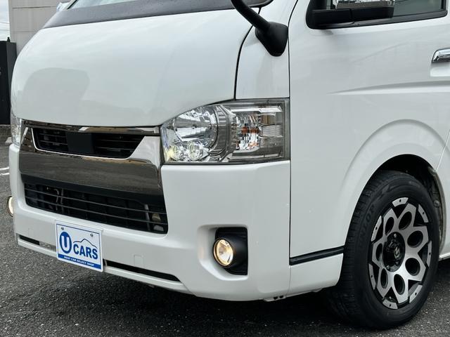 ハイエースバン スーパーGL ダークプライムII 4WD 2.8ディーゼルターボ 5ドア ローダウン バッドフェイス 17インチAW パナソニック9型ナビ フルセグTV ブルーレイ Bluetooth バックモニター内臓ルームミラー ETC ドラレコ(10枚目)