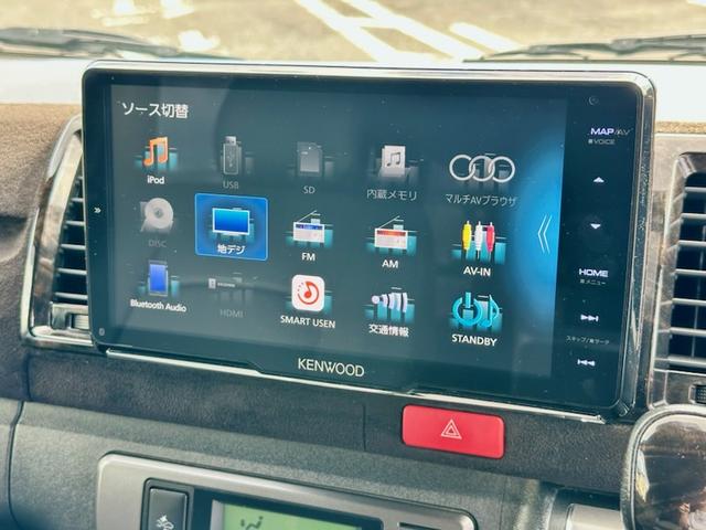 ハイエースバン スーパーＧＬ　ダークプライムＩＩ　２．８ＤＴスーパーＧＬダークプライムＩＩ　９インチワイドナビ・ＴＶ　デジタルインナーミラー　パノラマビュー　両側パワースライドドア　ＴＳＳ　社外１７ＡＷ　オープンカントリータイヤ　黒革調シートカバー（32枚目）