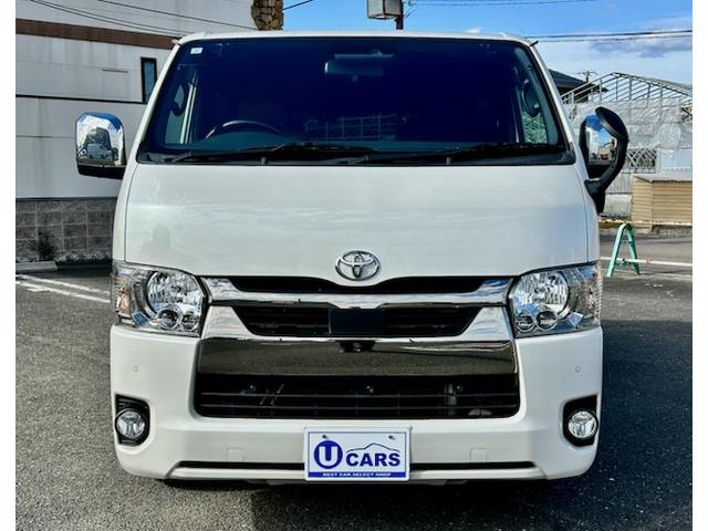 ハイエースバン スーパーＧＬ　ダークプライムＩＩ　５Ｄ２．８ＤＴスーパーＧＬダークプライムＩＩロング　フロント＆バックソナー　Ｗエアバッグ　純正コンビハンドル（2枚目）