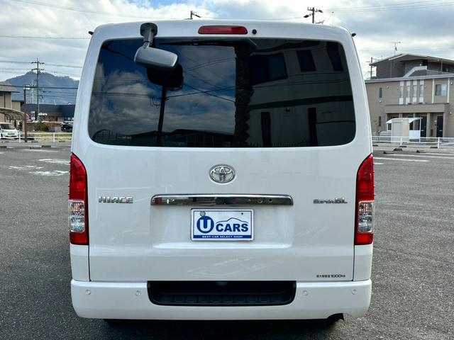 ハイエースバン スーパーGL ダークプライムII 2.8ディーゼルターボ TSS 両側パワースライドドア クリアランスソナー 8インチ社外ナビ フルセグTV BLUETOOTH ETC AC100Vコンセント ドライブレコーダー Wエアバッグ(5枚目)