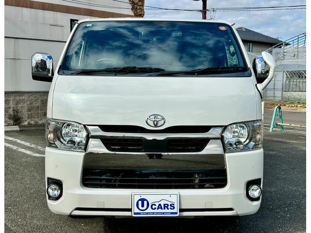 ハイエースバン スーパーGL ダークプライムII 2.8ディーゼルターボ TSS 両側パワースライドドア クリアランスソナー 8インチ社外ナビ フルセグTV BLUETOOTH ETC AC100Vコンセント ドライブレコーダー Wエアバッグ(12枚目)