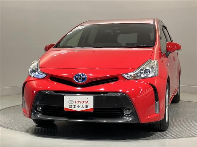 プリウスα Ｓ　スマキ－　リモコンキー　横滑り防止装置付き　ＰＷ　Ｂカメラ　ナビ・ＴＶ　サイドエアＢ　ワンオナ　ドライブレコーダー　ＥＴＣ車載器　ＡＢＳ付き　アルミホイール　メモリーナビゲーション　パワーステアリング（2枚目）