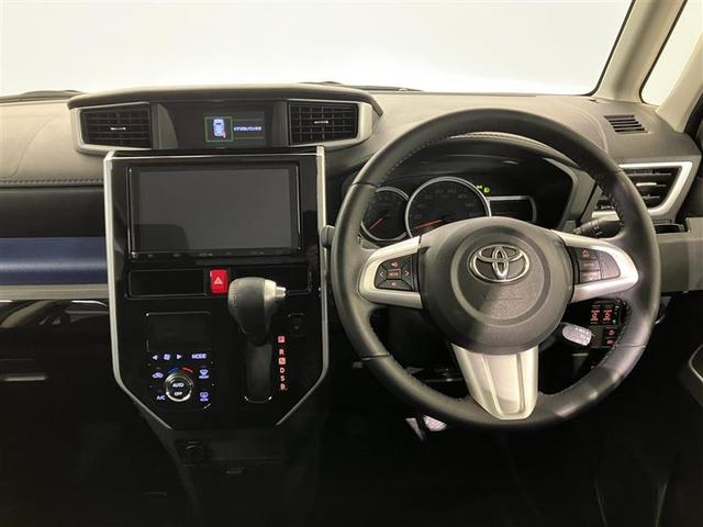 ルーミー カスタムＧ　Ｓ　衝突軽減ブレーキシステム　エアロ　地デジＴＶ　スマートキ－　両側電動Ｄ　ドラレコ付き　ＬＥＤライト　１オナ　Ｂモニター　パワステ　ＶＳＣ　クルコン　ＥＴＣ　オートエアコン　ナビＴＶ　アルミホイール（5枚目）