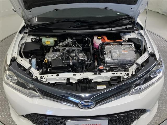 カローラフィールダー ハイブリッドＧ　ダブルバイビー　ＰＣＳ　インテリキー　横滑防止　ミュージックプレイヤー接続可　フルセグＴＶ　ＬＥＤヘッドライト　オートエアコン　ワンオーナー　ＥＴＣ　アルミホイール　キーフリーシステム　サイドエアバッグ　ナビＴＶ（10枚目）