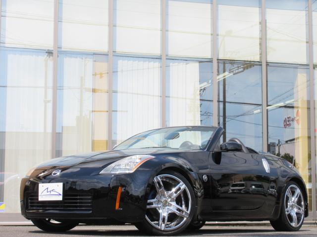 　３５０Ｚ　ロードスター　ブラックレザーシート・２０インチメッキアルミ・電動オープン・ナビ・バックカメラ・マニュアルモード付５速ＡＴ・ＵＳデュアルマフラー・禁煙車(2枚目)