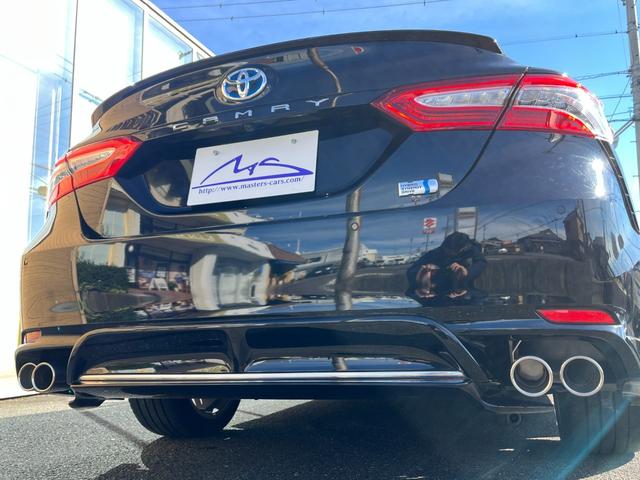 カムリ ＷＳレザーパッケージ　・ＴＲＤエアロ・ＴＲＤドレスアップマフラー・トランクスポイラー・ブラックレザーシート・メーカー装着ナビＴＶ・ＣＤ／ＤＶＤ／Ｂｌｕ－ｒａｙ再生・バックカメラ・前席パワーシート・ＨＵＤ・ＥＴＣ・禁煙車（35枚目）
