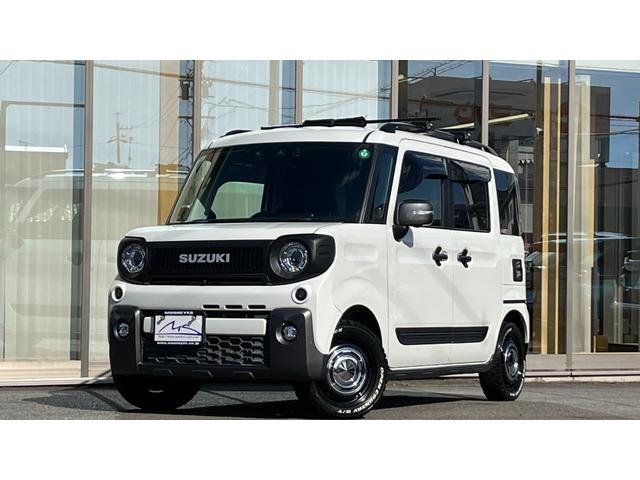 スペーシアギア ハイブリッドＸＺ　純正ナビＴＶ・３６０°全周囲カメラ・両側パワースライド・アルパイン前後ドラレコ付きデジタルインナーミラー・コイルリフトアップ・社外アルミ＆マフラー＆グリル＆シートカバー・ベットキット・ウッドコンビハン（2枚目）